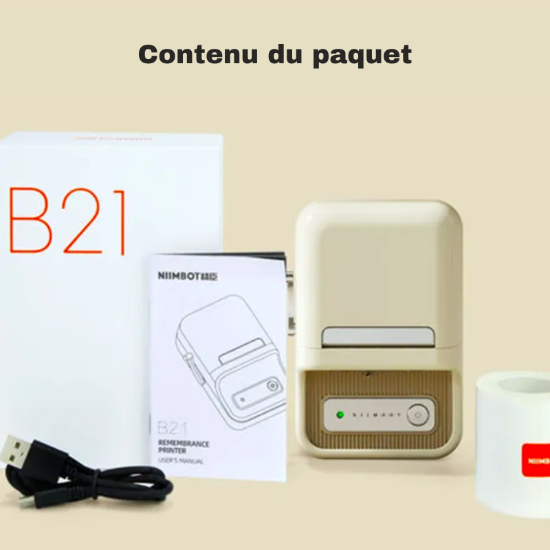 B21 Machine à étiqueter avec ruban - Solution d'étiquetage efficace