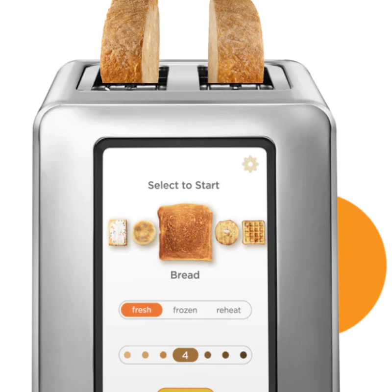 Grille-pain intelligent en acier inoxydable